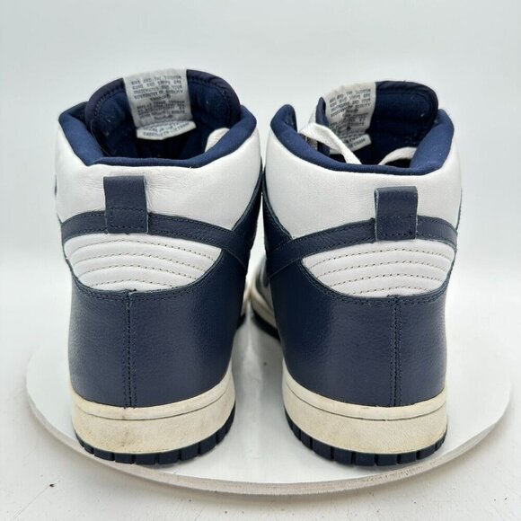 Nike Dunk High Villanova Men Size 11.5 309432 141 Midnight Navy White Shoes - Picture 7 of 15